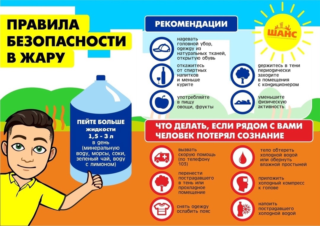 Летняя жара.