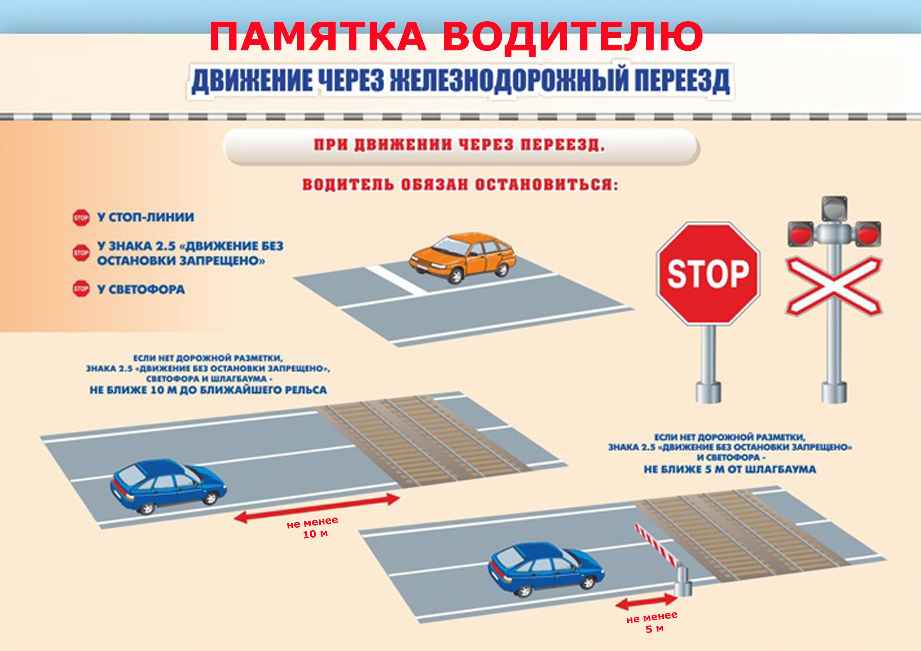 Безопасность на железнодорожных переездах.